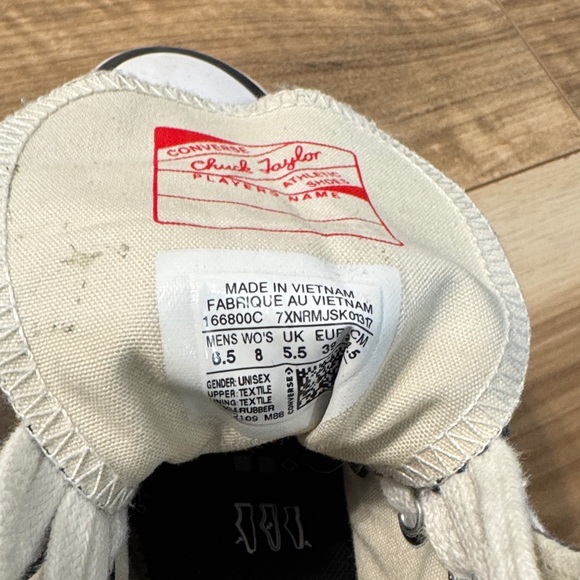 Converse Black and White Platform High-Tops - Picture 5 of 5